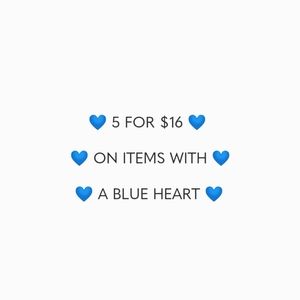 💙 5 FOR $16 ON CLOTHING WITH 💙